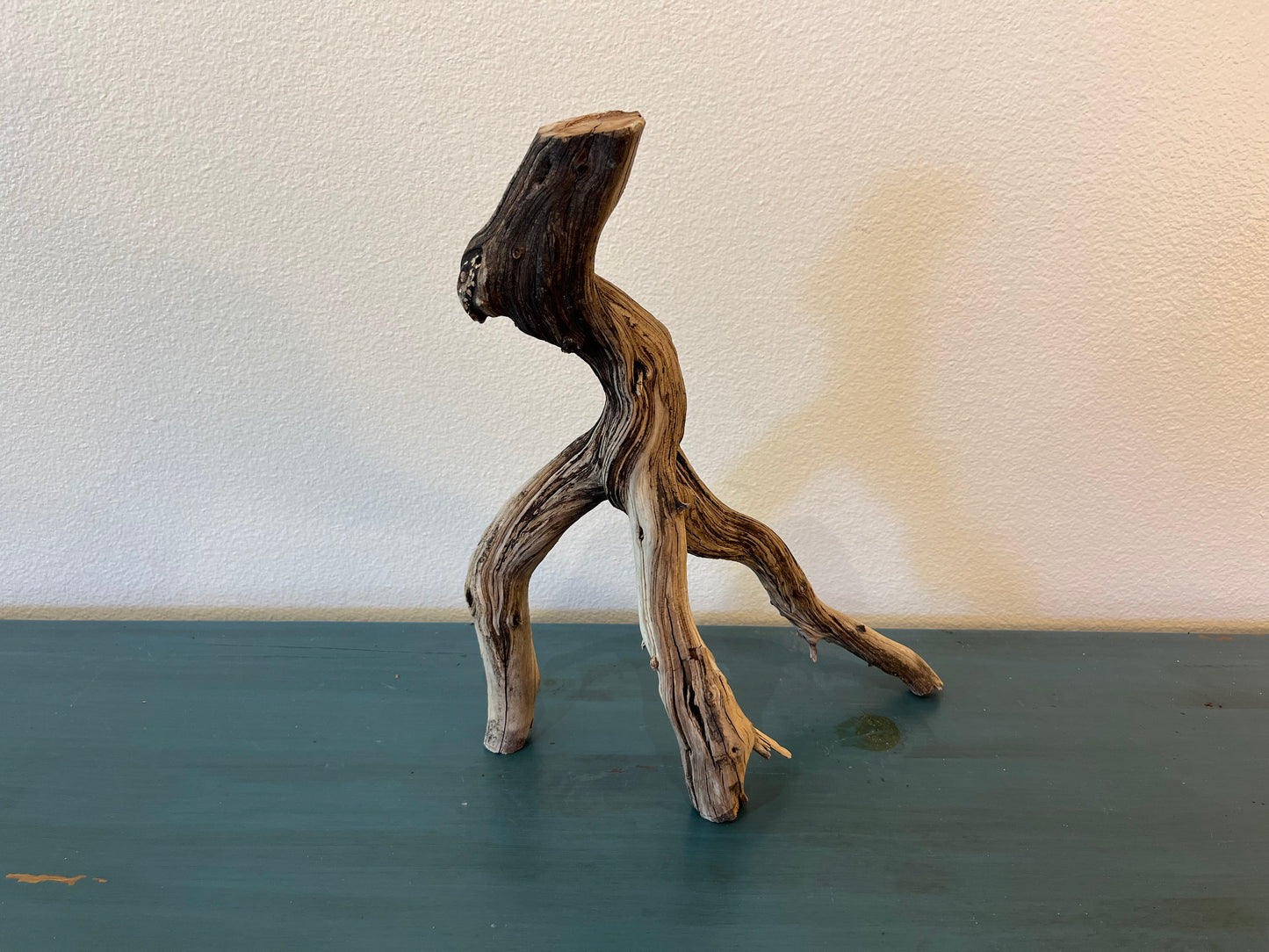 14" Manzanita Driftwood Branch Tripod, Nano Driftwood, Unique Driftwood, Aquarium Decor